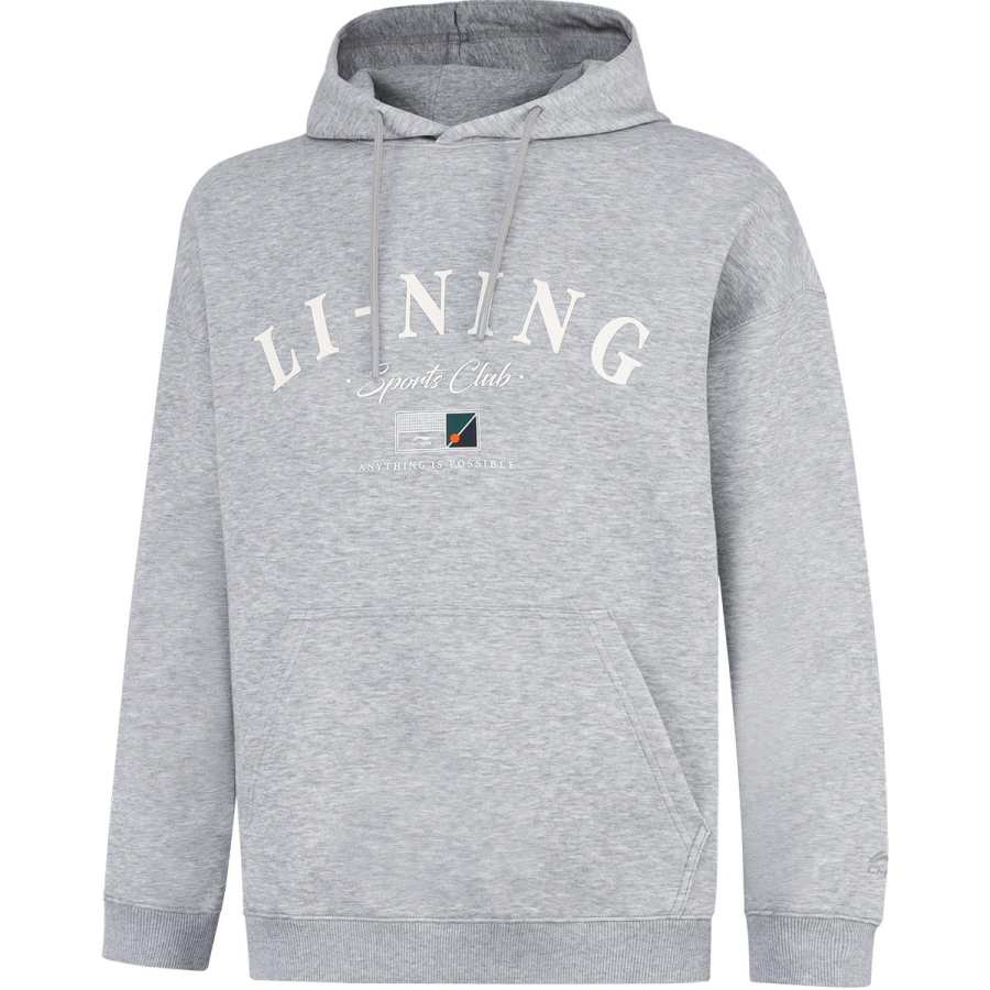 Li-Ning Li Ning Sports Life Collection Sweatshirt Men's BC17 Heather Gray