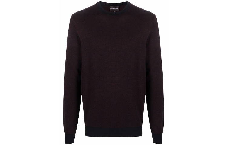EMPORIO ARMANI FW21 Sweater Men's Dark Umber