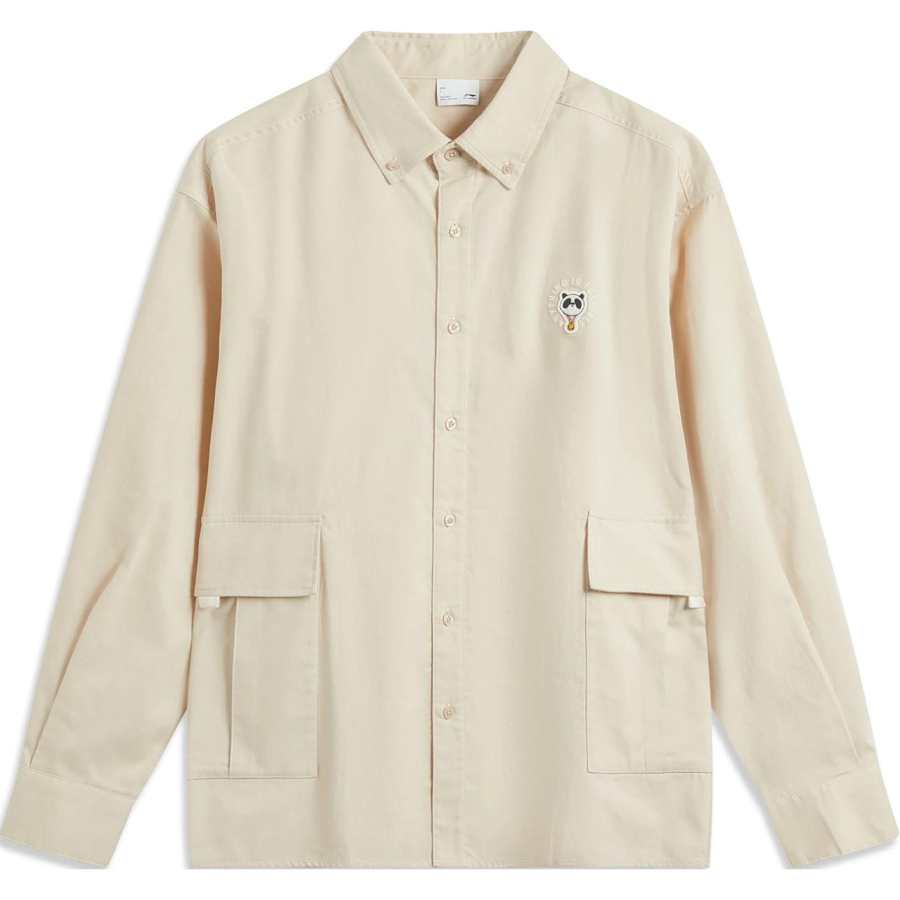 Li-Ning Li Ning Sports Life Collection Shirt Men's Oxford Brown