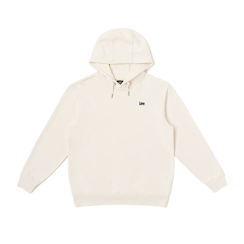 Lee Lee Sweatshirts Men's Ivory Hooded Moderate Regular