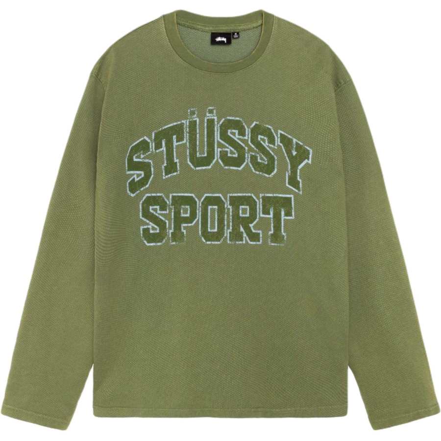 Stussy Stussy 2 Tone Cotton Mesh Crew