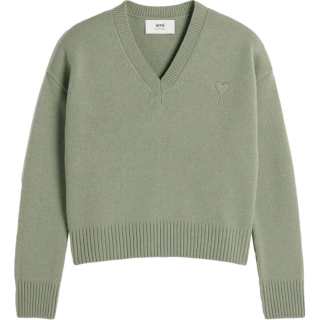 AMIPARIS Ami Paris Ami De Coeur Wool cashmere Blend Sweater