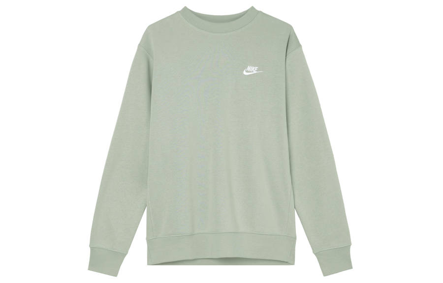 Nike Nike Sportswear Club FW24 Fleece Solid Color Fleece Lined Crew Neck Pullover Long Sleeved Without Hood Sweatshirt Men's
