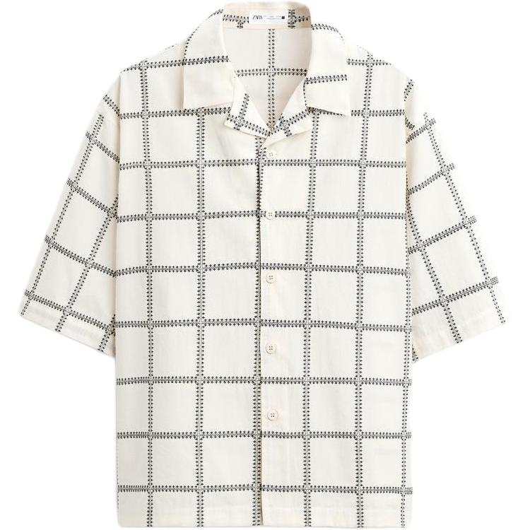 ZARA Shirts Men's Brown Lapel Moderate Other