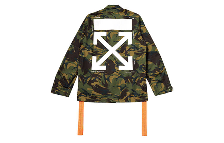 OFF-WHITE OFF WHITE Camoflage Arrows Patch Sleeves Jacket