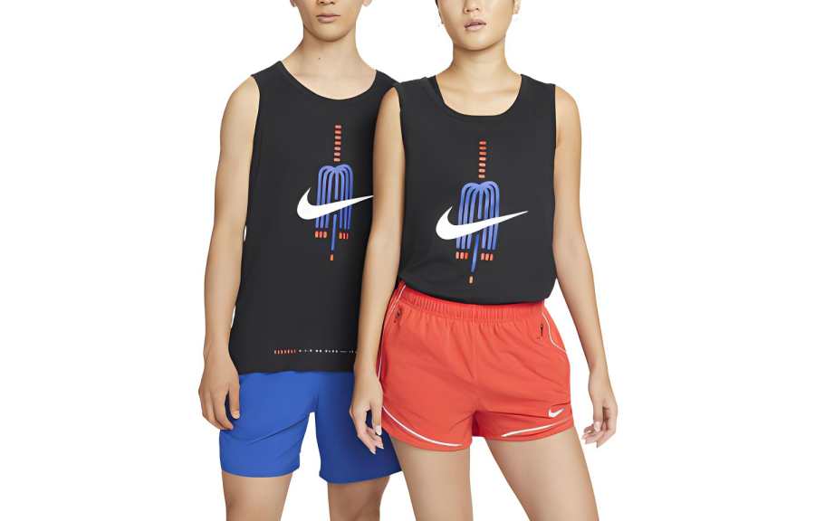 Nike Nike Tank Tops Unisex Black Crew Neck Moderate Straight Fit