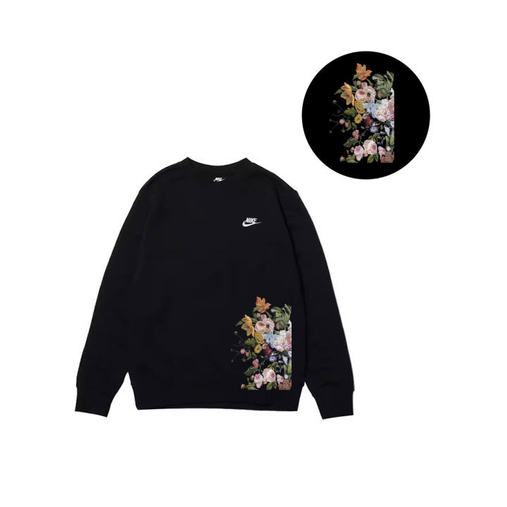 Nike Nike Sweatshirts Men's Black Crew Neck Moderate