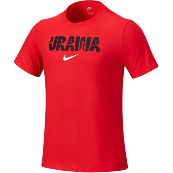 Nike Nike T Shirts Unisex Red Crew Neck Moderate