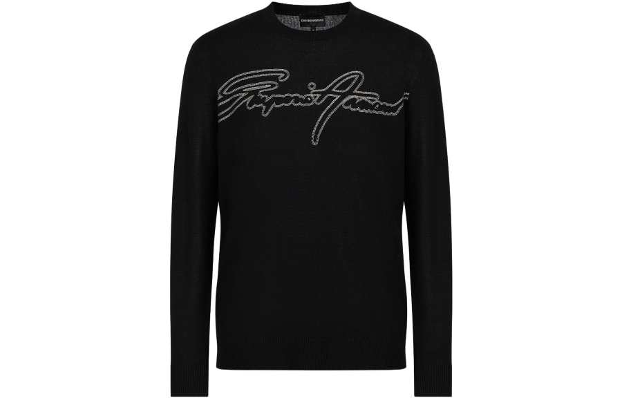 EMPORIO ARMANI SS23 Sweater Men's Black
