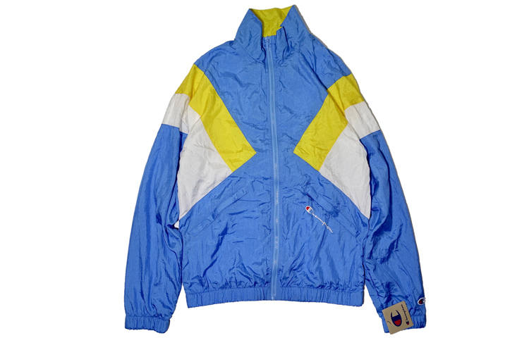 Champion Champion Jacket US Version Unisex Blue Yellow White