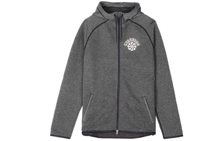 Nike Nike Knitwear Men's Gray Hooded Moderate Cardigan