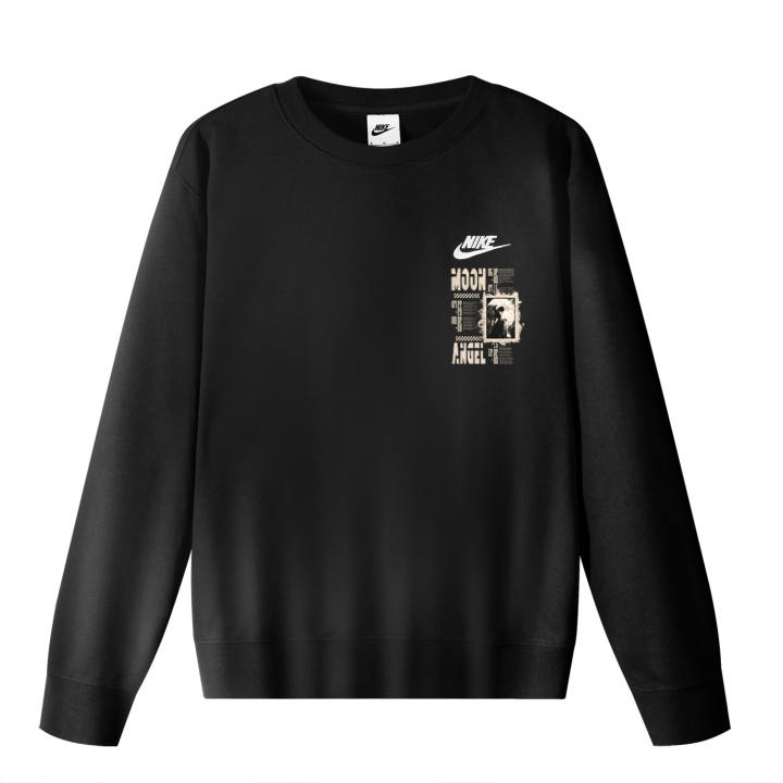 Nike Nike Sweatshirts Unisex Black Crew Neck Moderate Regular
