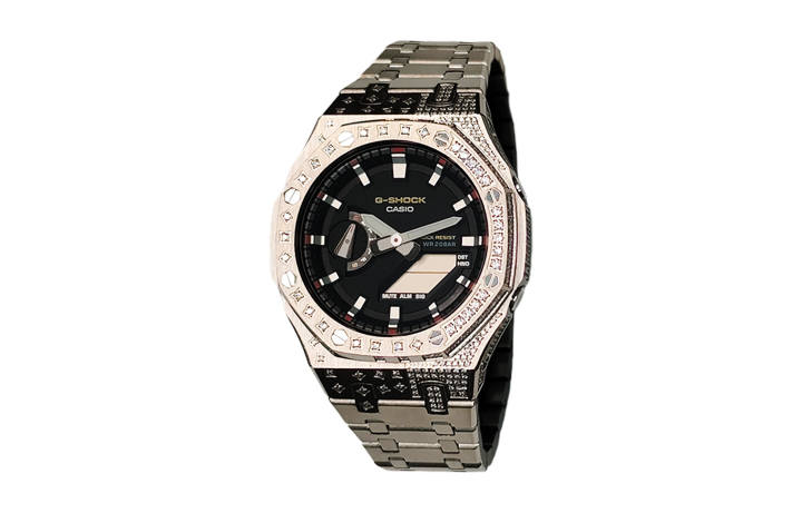 CASIO CASIO Custom Collection Electronic Movement Stainless Steel Strap Watch Men's Watches Black Dial