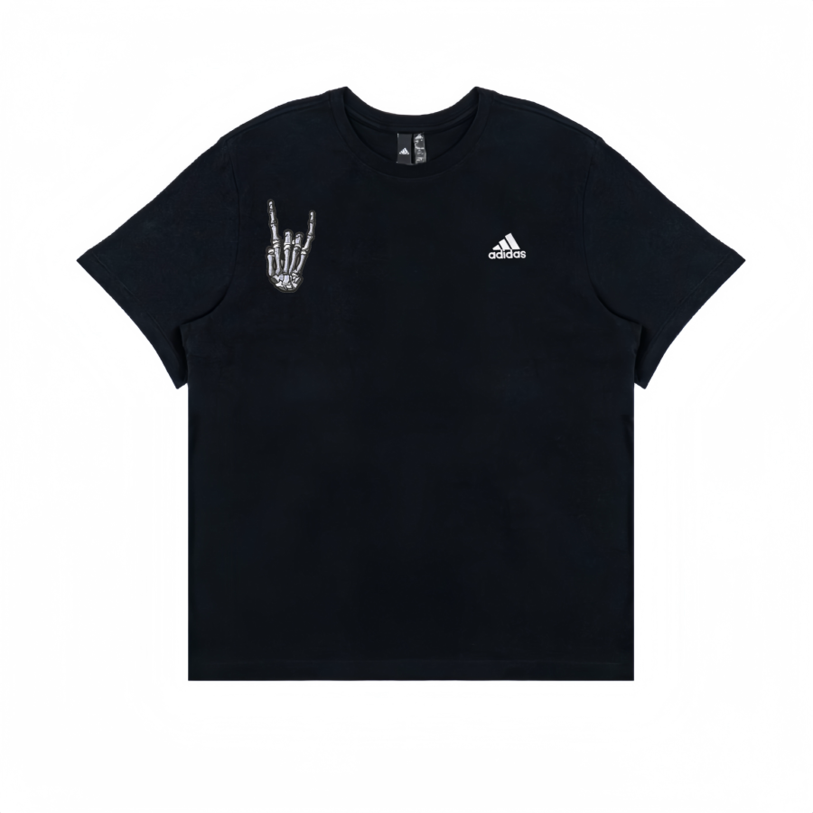 Adidas Adidas T Shirts Unisex Black Crew Neck Moderate Straight Fit