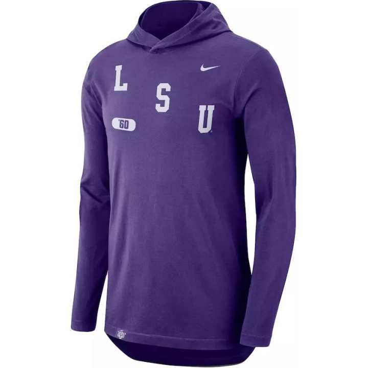 Nike Nike Sweatshirts Men's Purple Hooded Moderate