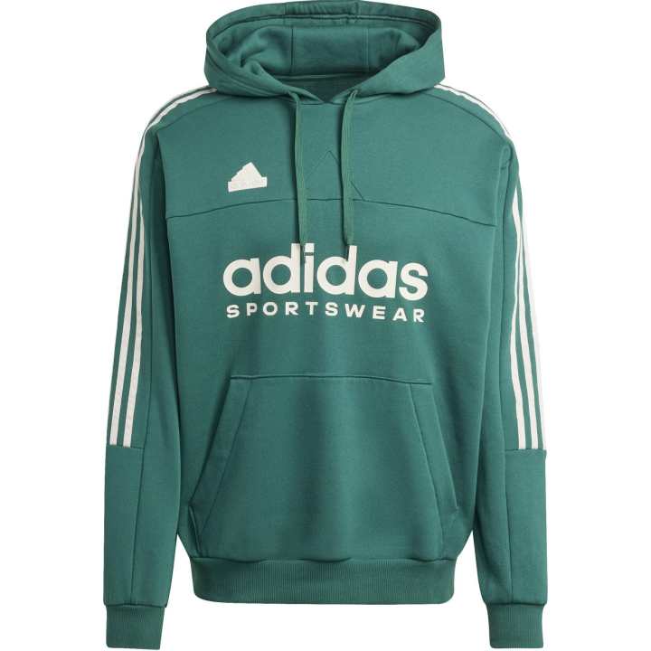 Adidas Adidas Clothing Sweatshirts Men's Green Hooded Moderate