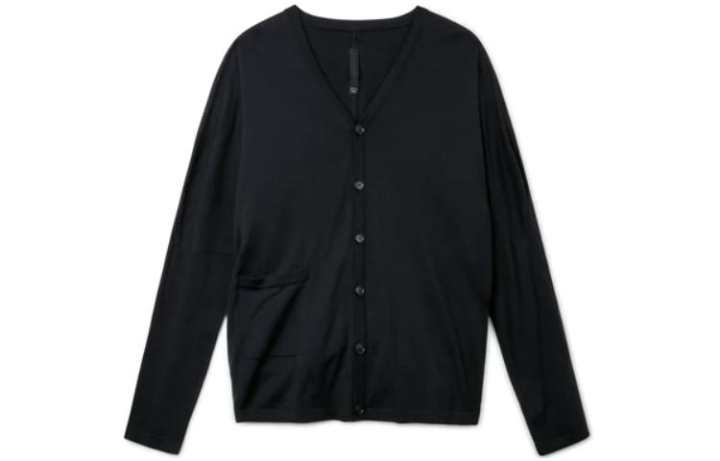 Nike Nike Esc Series Knitwear Men's Black V Neck Moderate Cardigan
