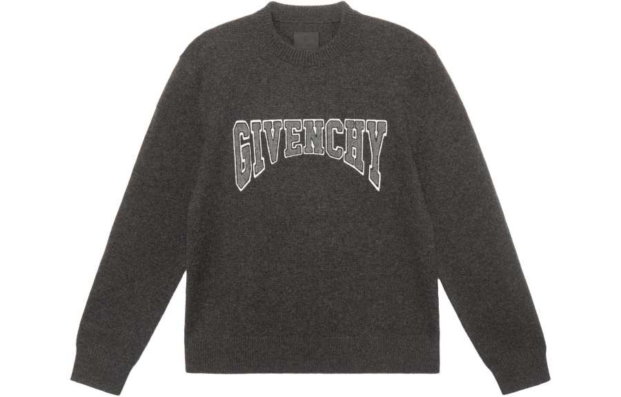 Givenchy Givenchy College Embroidiery Crew Neck Sweater