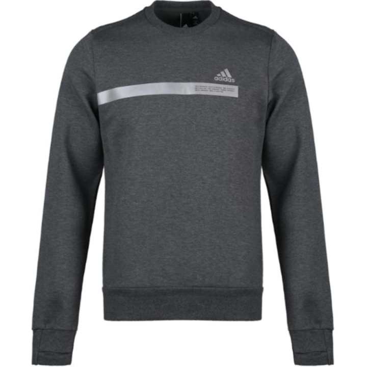 Adidas Adidas Sweatshirts Men's Gray Crew Neck Moderate Other