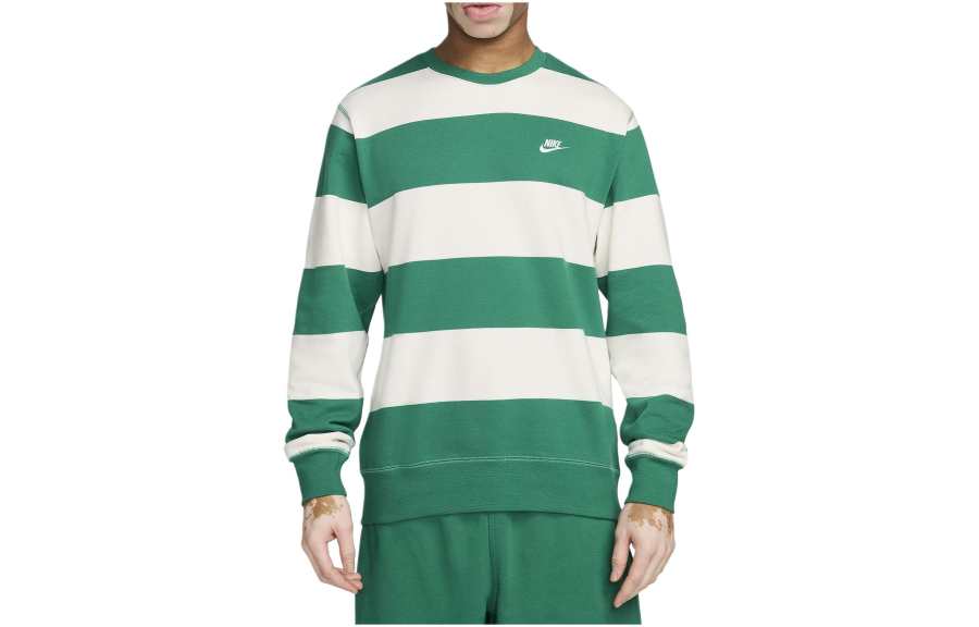 Nike Nike Club Fleece Men's Striped Heavyweight French Terry Crew