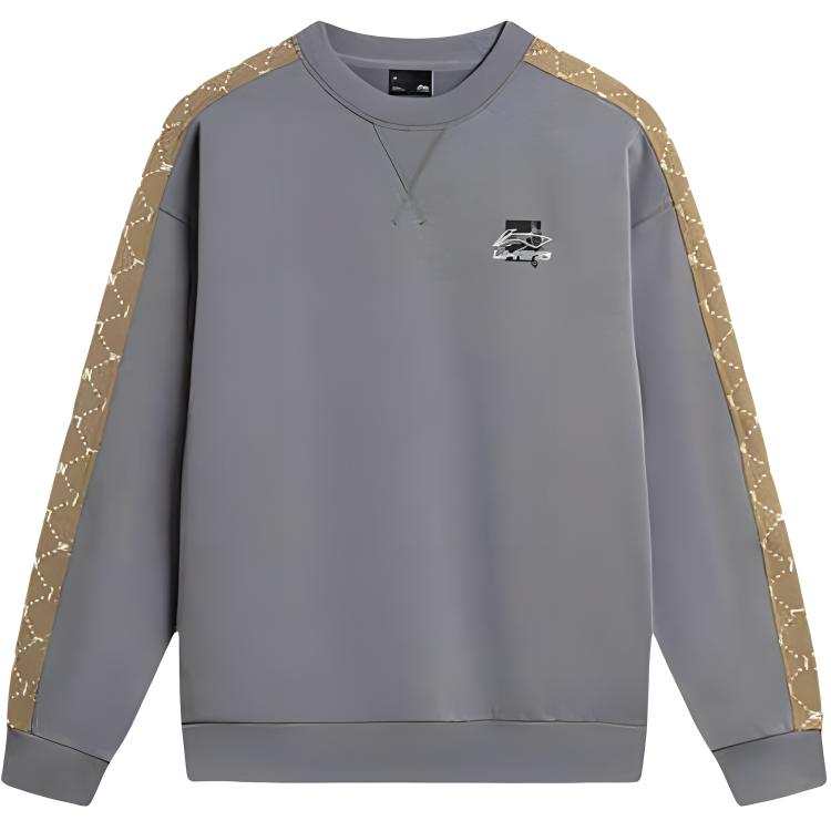 Li-Ning Li Ning Sports Life Collection Sweatshirt Men's Shade 9 Gray