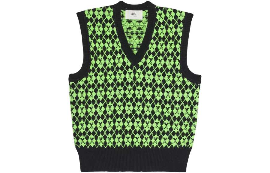 AMIPARIS Ami De Coeur Intarsia Knit Vest