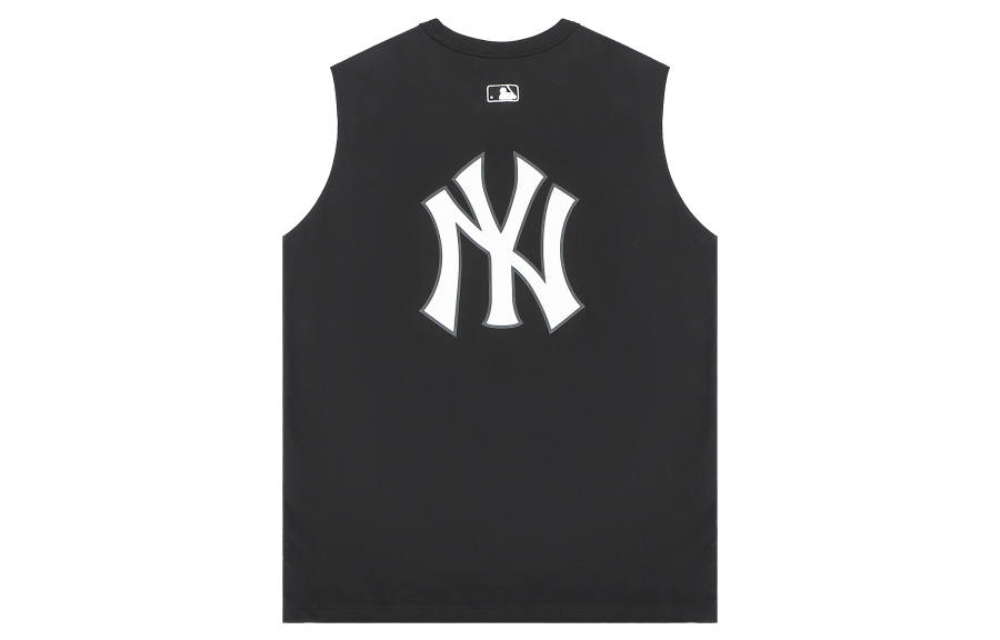 MLB MLB Tank Tops Unisex Black Crew Neck Moderate Straight Fit