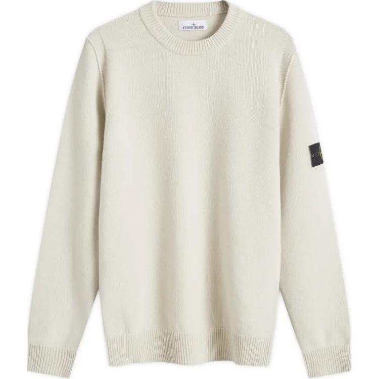 STONE ISLAND Logo Patch Crewneck Jumper
