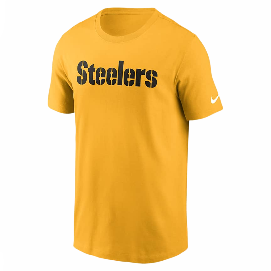 Nike Nike Pittsburgh Steelers Primetime Wordmark Essential Men's Nike Nfl T-Shirt