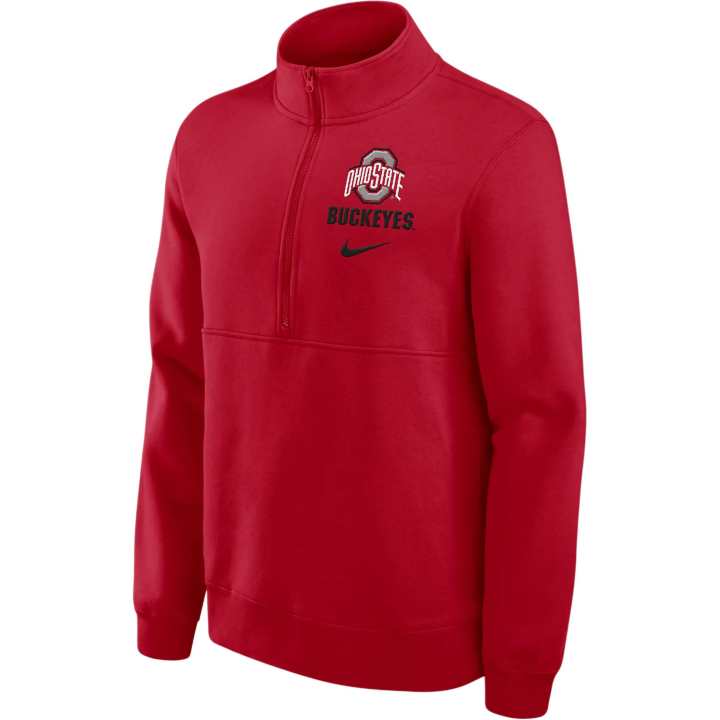 Nike Nike Ohio State Buckeyes Primetime Club Men's Nike College 1/2-Zip Crew