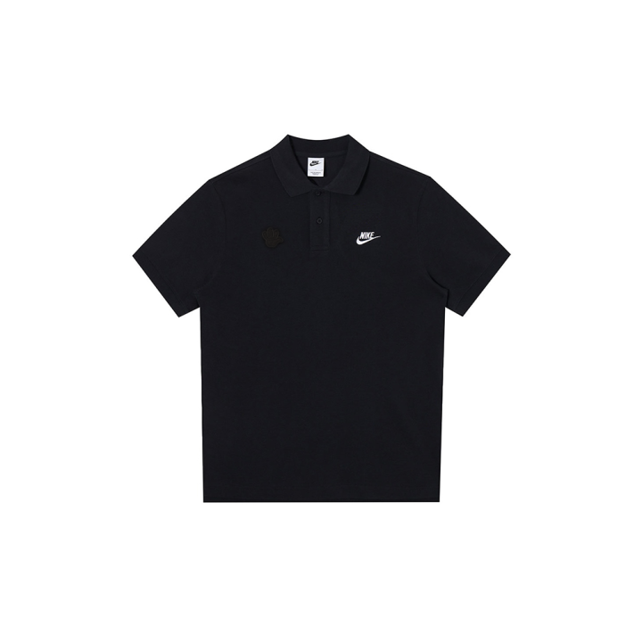 Nike Nike Polo Shirts Men's Black Polo Collar Moderate Straight Fit