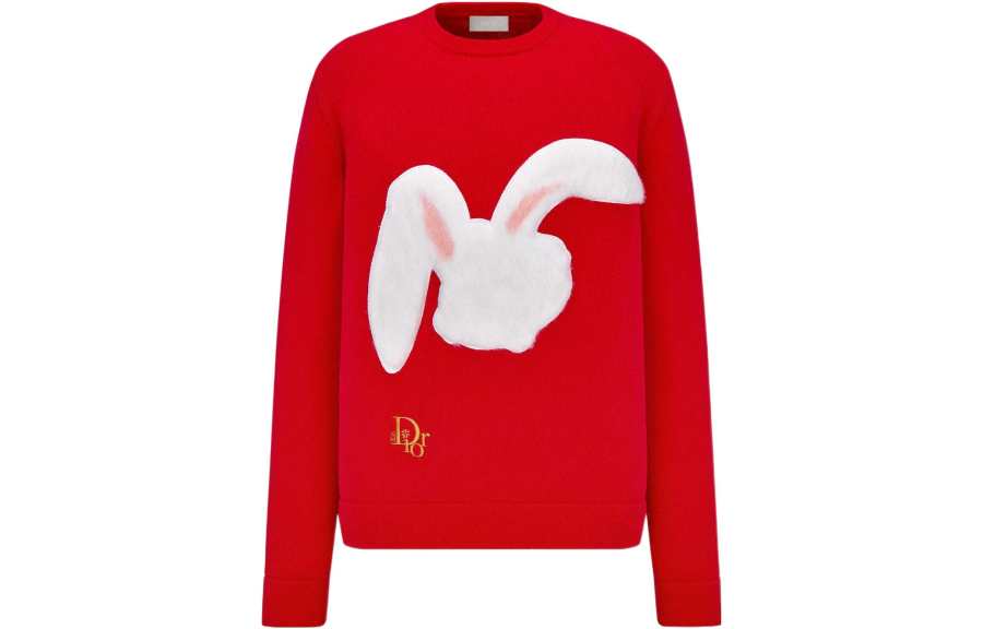 DIOR SS23 Chinese New Year SS23 Sweater Men's Red