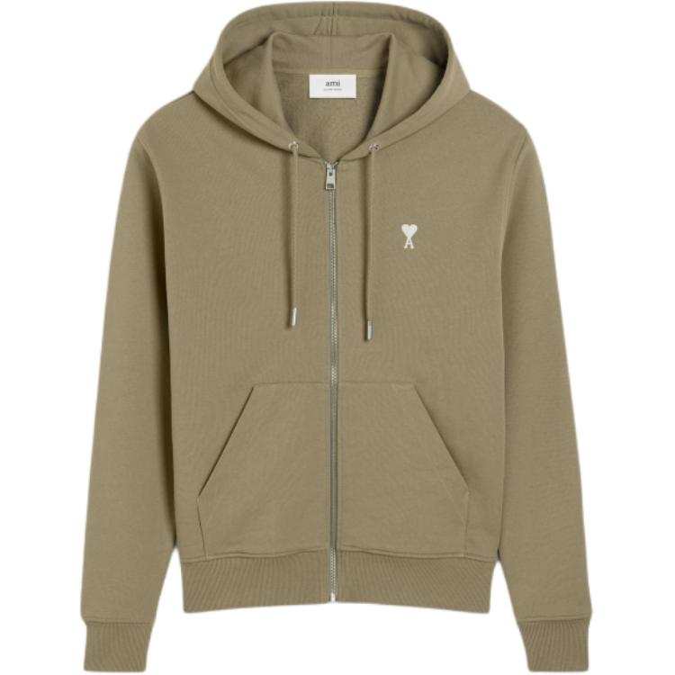 AMIPARIS Ami Ami De Coeur Logo Embroidered Hoodie