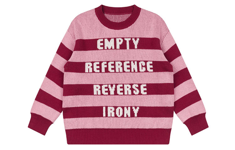EMPTY REFERENCE EMPTY REFERENCE Sweater Unisex Pink