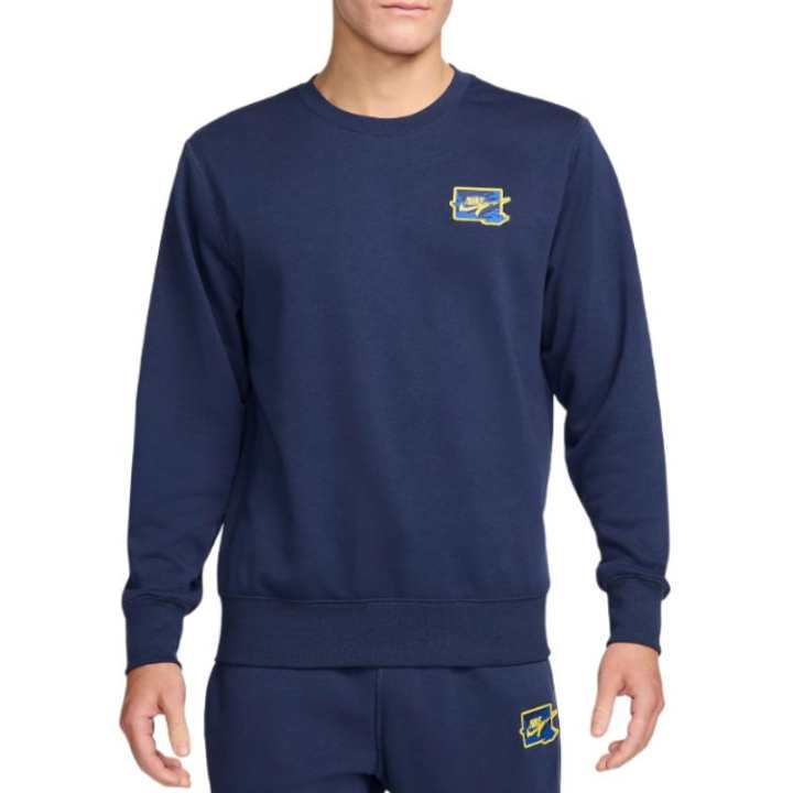 Nike Nike Sweatshirt Men's Midnight Marine Blue/Lightning Color