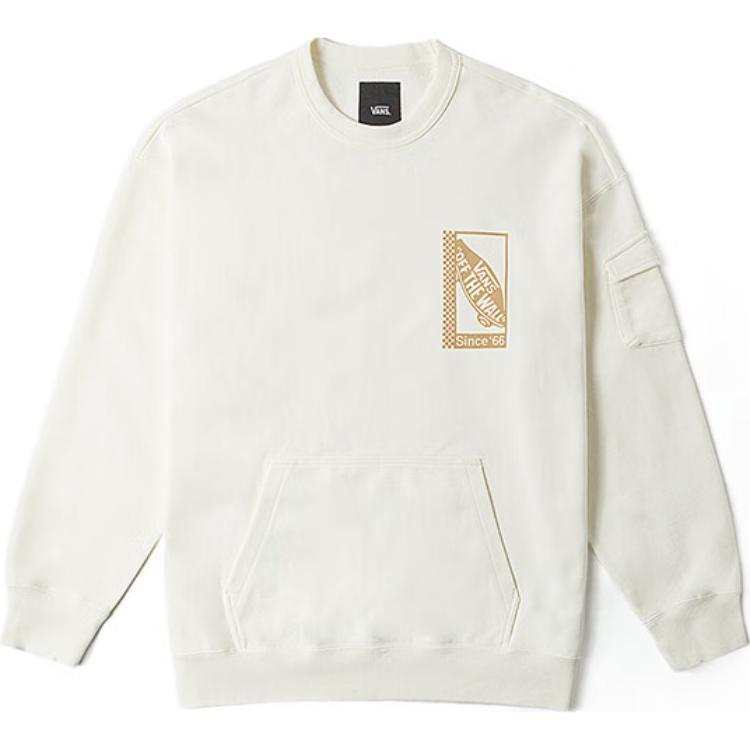 Vans Vans Sweatshirts Unisex White Crew Neck Moderate Other