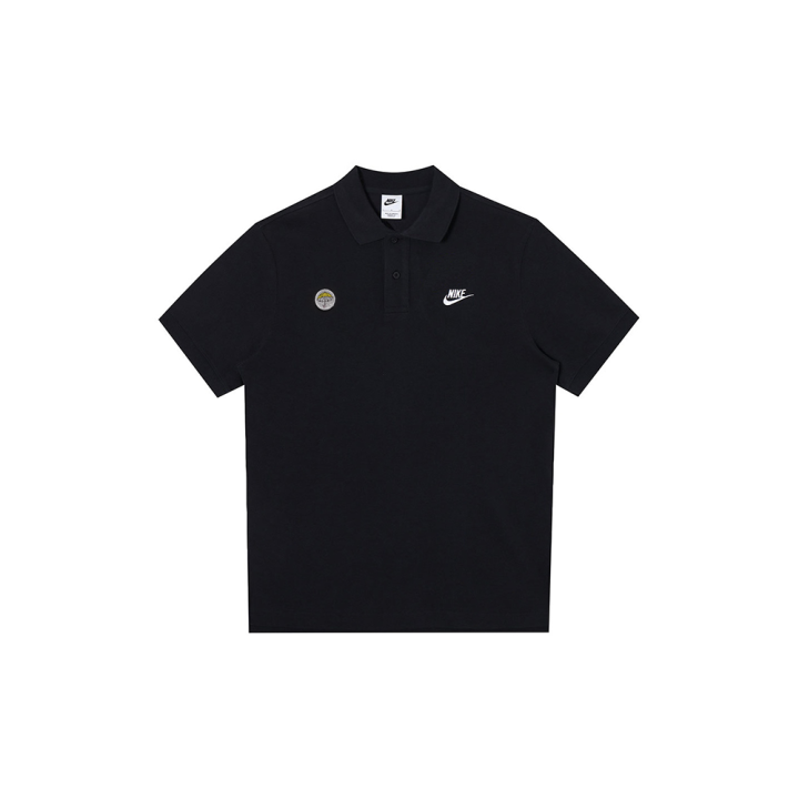 Nike Nike Polo Shirts Men's Black Polo Collar Moderate Straight Fit