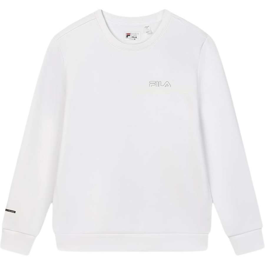 FILA Sweatshirts Men's White Crew Neck Moderate Regular