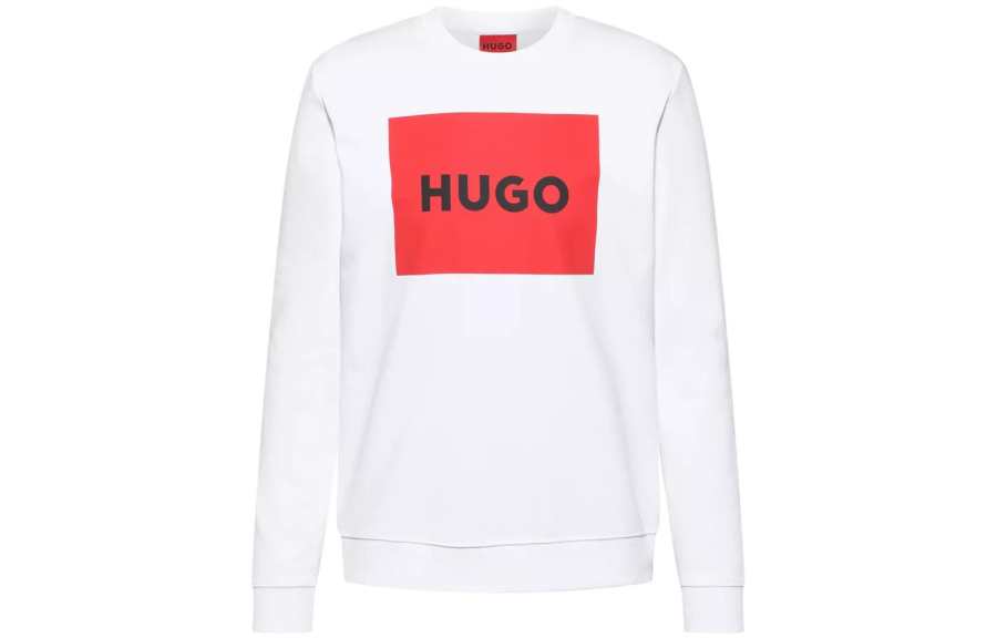 Hugo Boss logo-print cotton sweatshirt