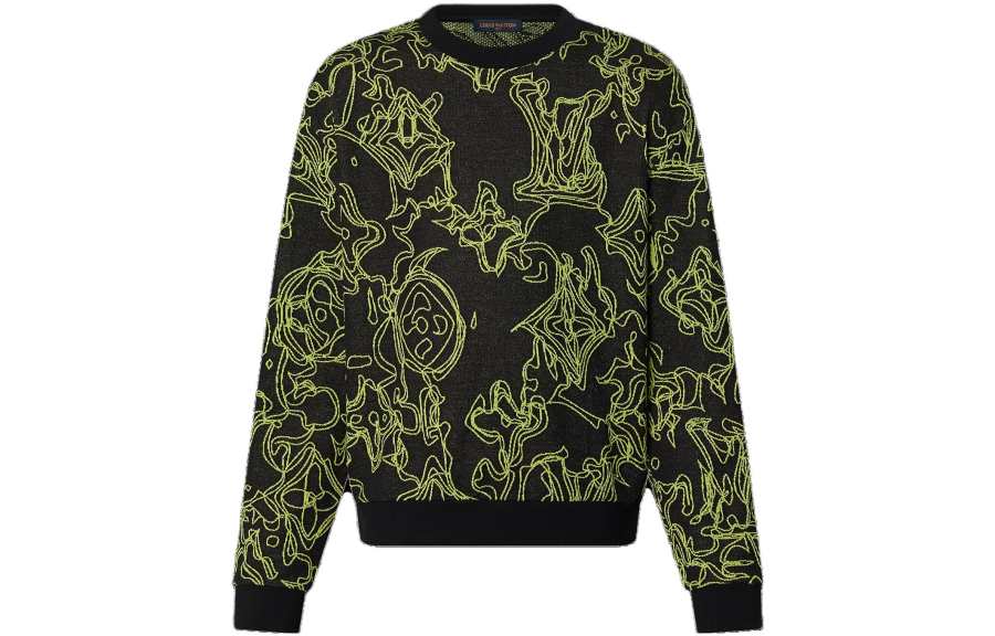 LOUIS VUITTON Louis Vuitton 2000s intarsia-knit sweater