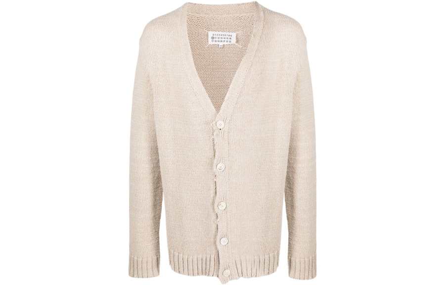 Maison Margiela Distressed Long Sleeved Cardigan