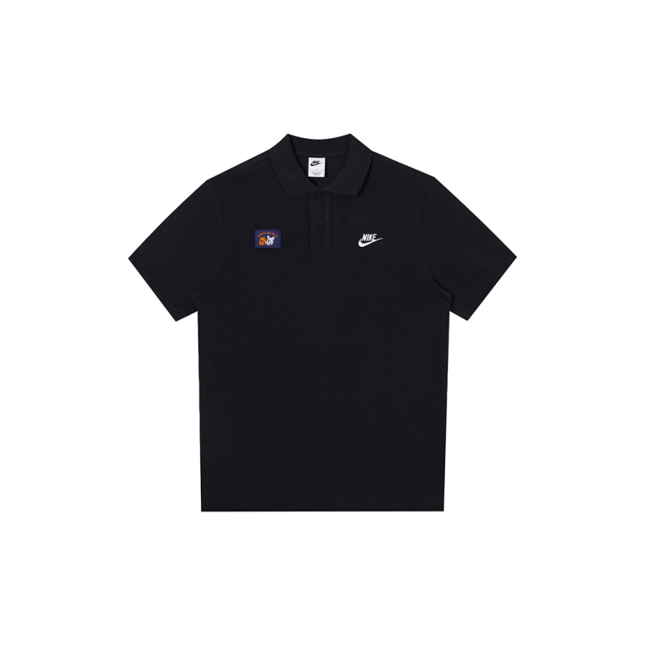 Nike Nike Polo Shirts Men's Black Polo Collar Moderate Straight Fit