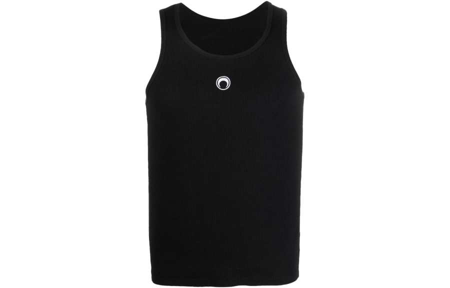 Marine Serre Embroidered logo Tank Top