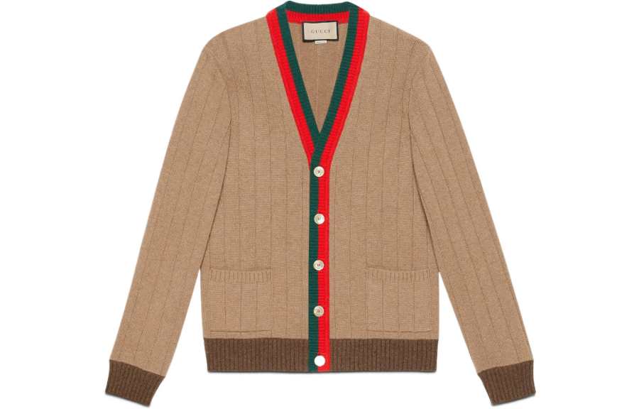 GUCCI FW22 Knitwear Men's Camel