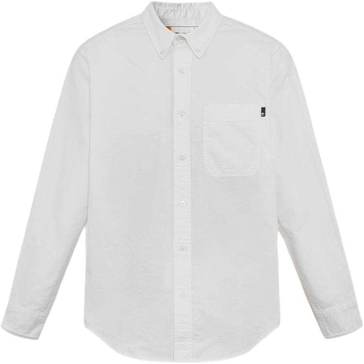 Timberland Shirt Men's White Yarn Dyed Woven