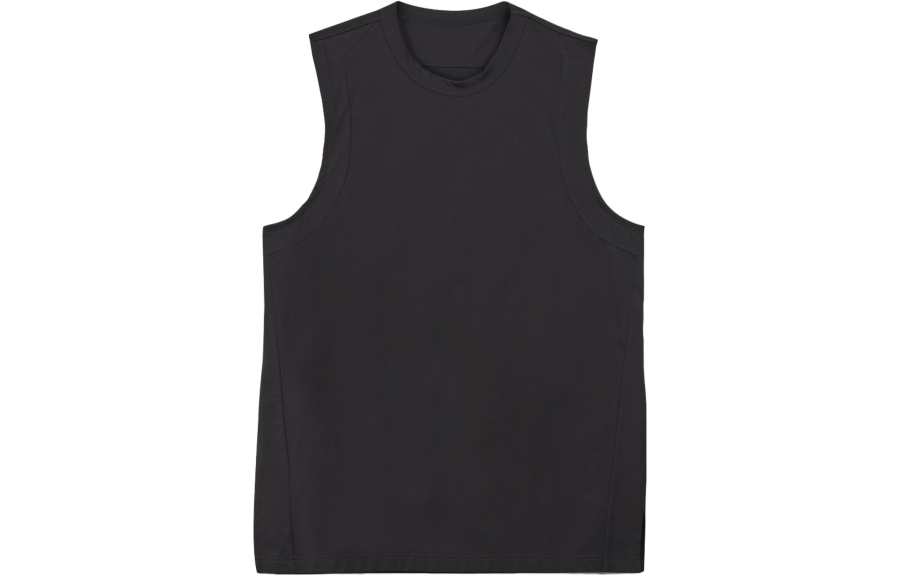 Y-3 Y 3 Tank Tops Unisex Black Crew Neck Moderate Straight Fit