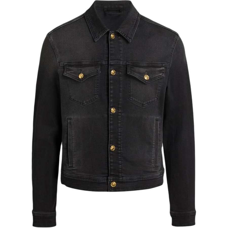 VERSACE VERSACE FW24 Denim Jacket Men's Black