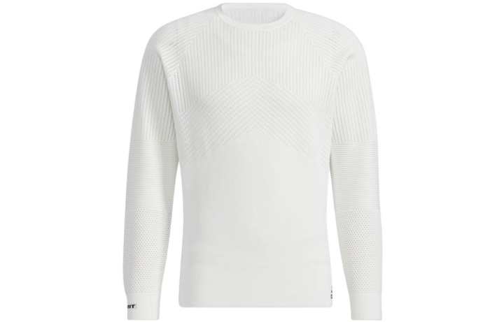 Adidas Adidas Knitwear Men's White Crew Neck Moderate