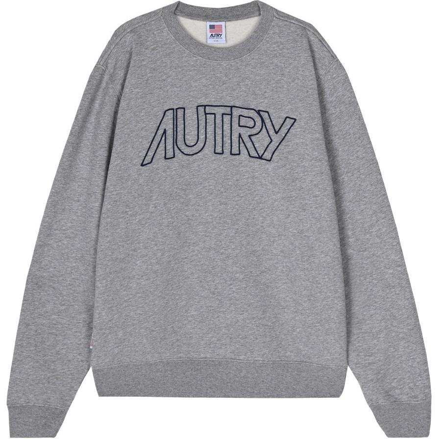 AUTRY AUTRY Logo Embroidered Crewneck Sweatshirt