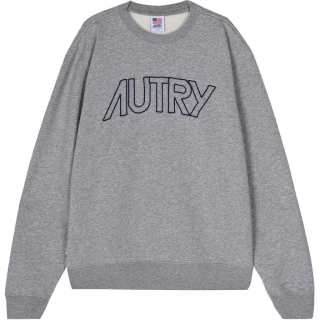 AUTRY Logo Embroidered Crewneck Sweatshirt
